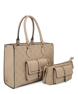 Fashion Handbag Set US-30688 STONE
